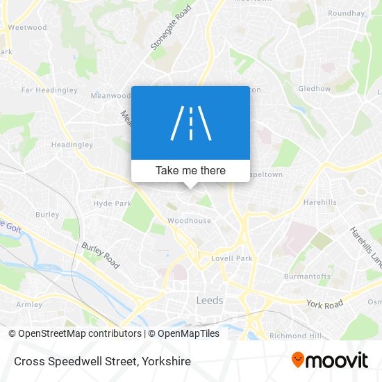 Cross Speedwell Street map