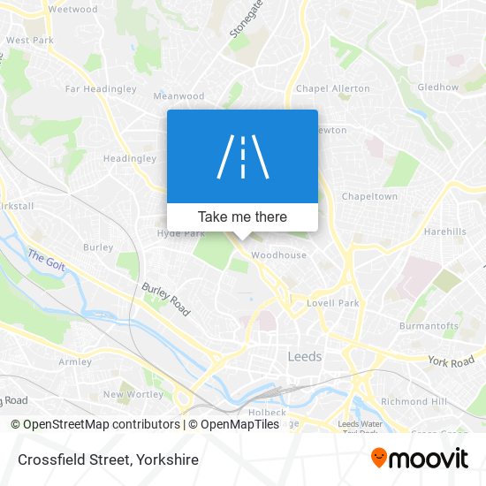 Crossfield Street map