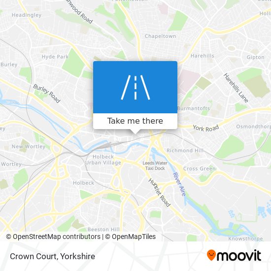 Crown Court map