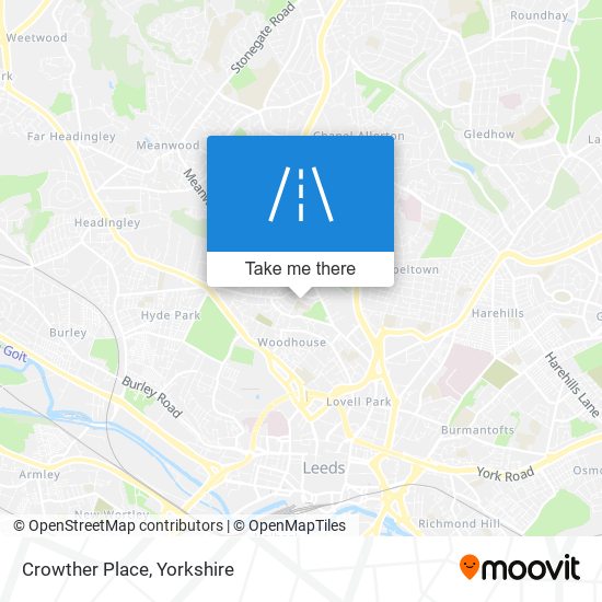 Crowther Place map