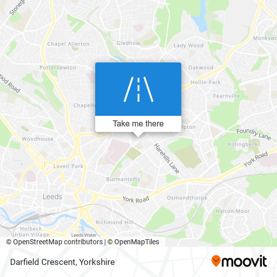 Darfield Crescent map