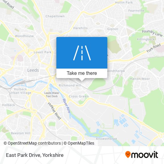 East Park Drive map