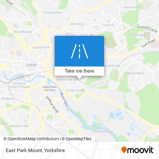 East Park Mount map