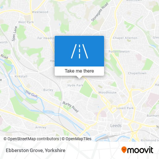 Ebberston Grove map
