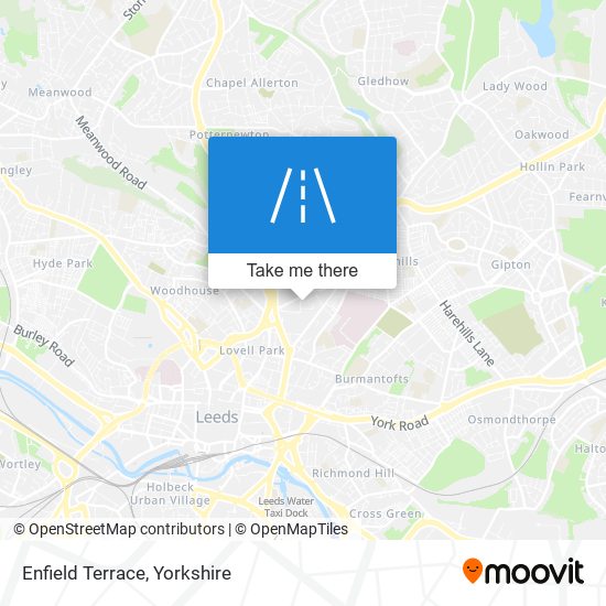Enfield Terrace map