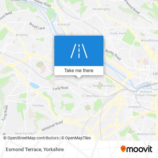 Esmond Terrace map