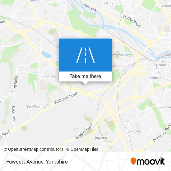 Fawcett Avenue map