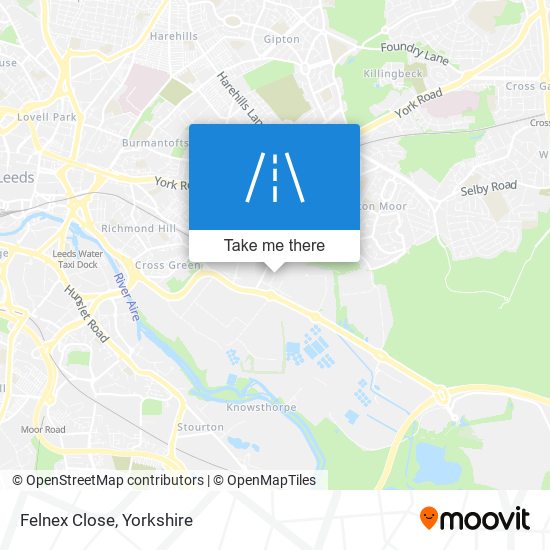 Felnex Close map