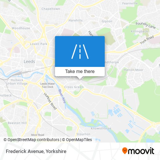 Frederick Avenue map