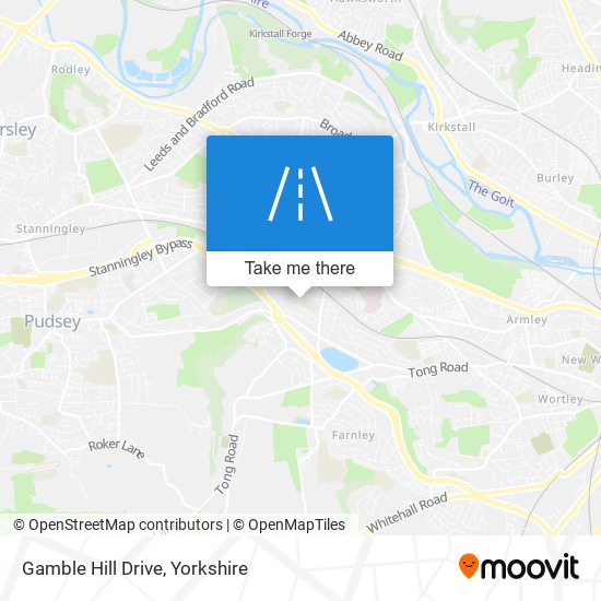 Gamble Hill Drive map