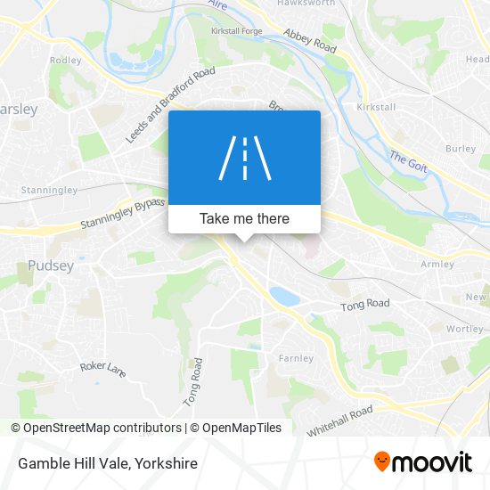 Gamble Hill Vale map