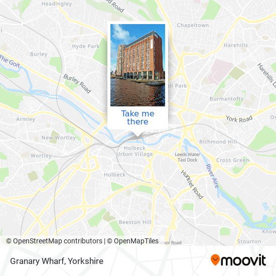 Granary Wharf map