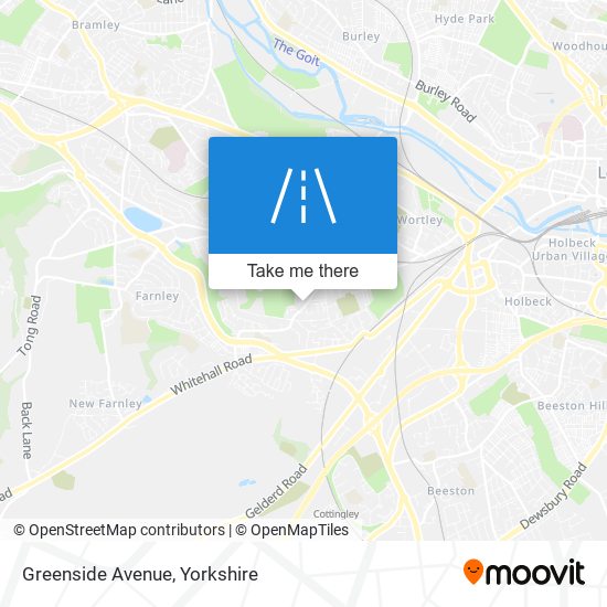 Greenside Avenue map
