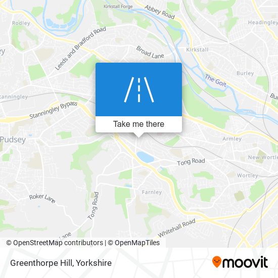 Greenthorpe Hill map
