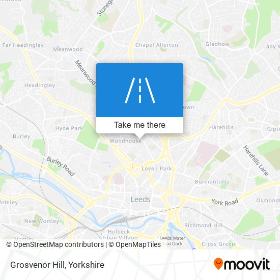 Grosvenor Hill map