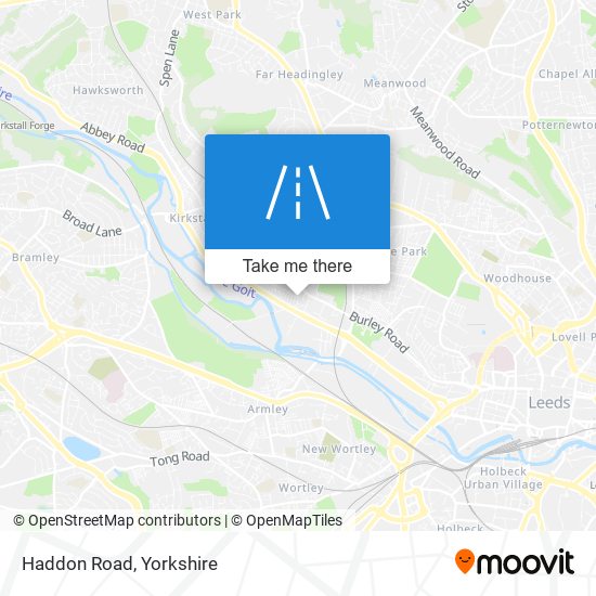 Haddon Road map