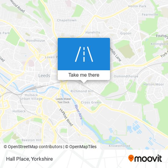 Hall Place map