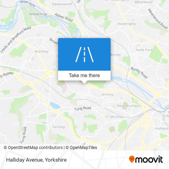 Halliday Avenue map