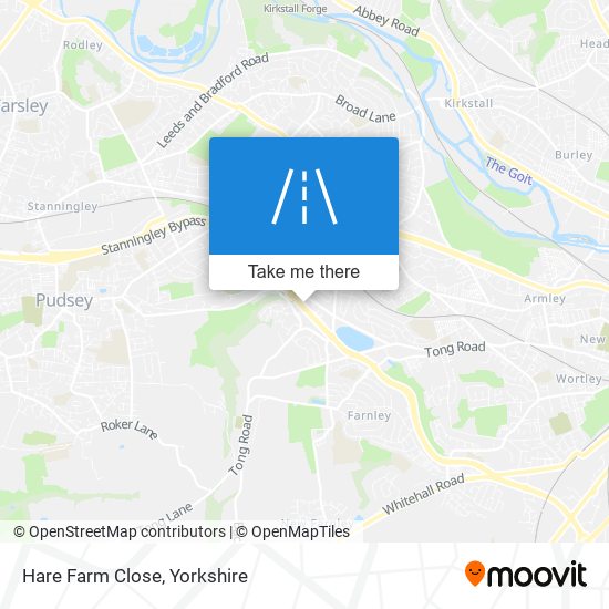 Hare Farm Close map