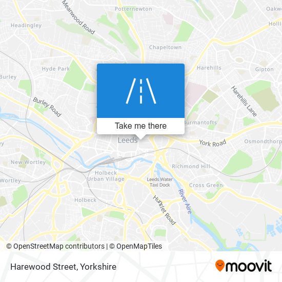 Harewood Street map