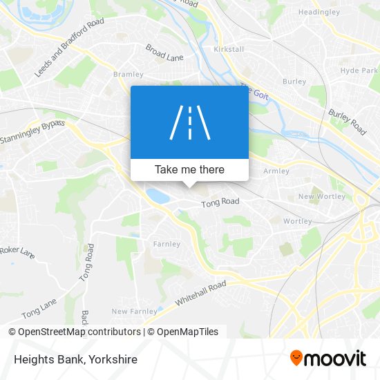 Heights Bank map