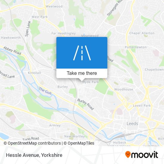 Hessle Avenue map