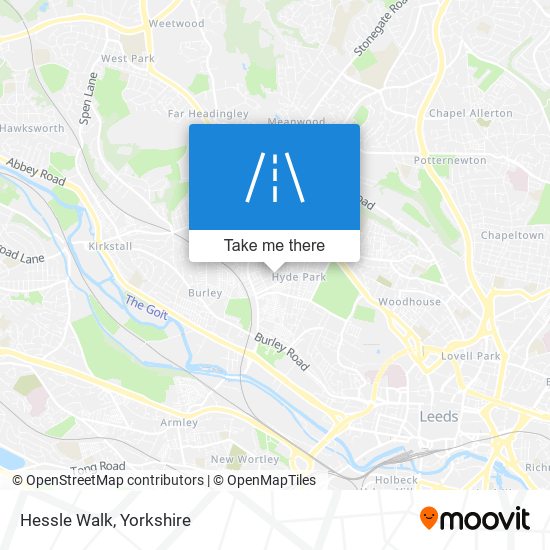 Hessle Walk map