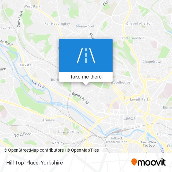 Hill Top Place map