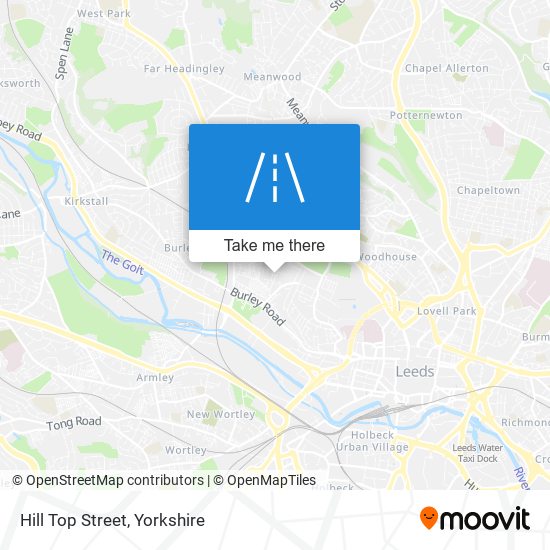 Hill Top Street map
