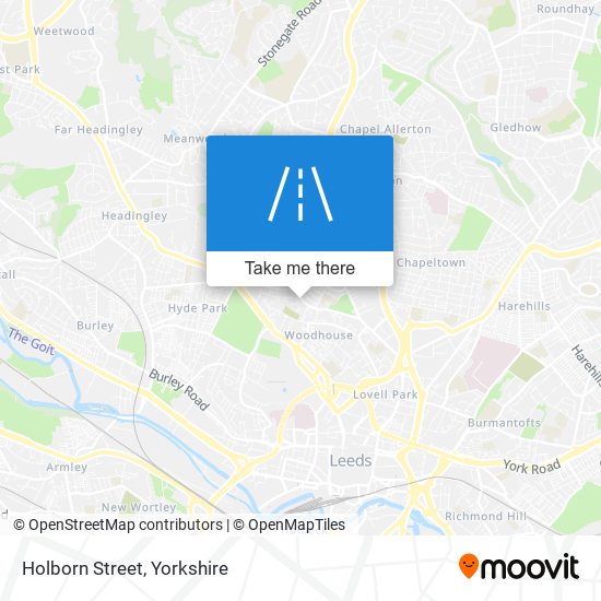 Holborn Street map