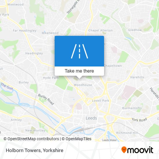 Holborn Towers map