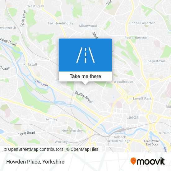 Howden Place map