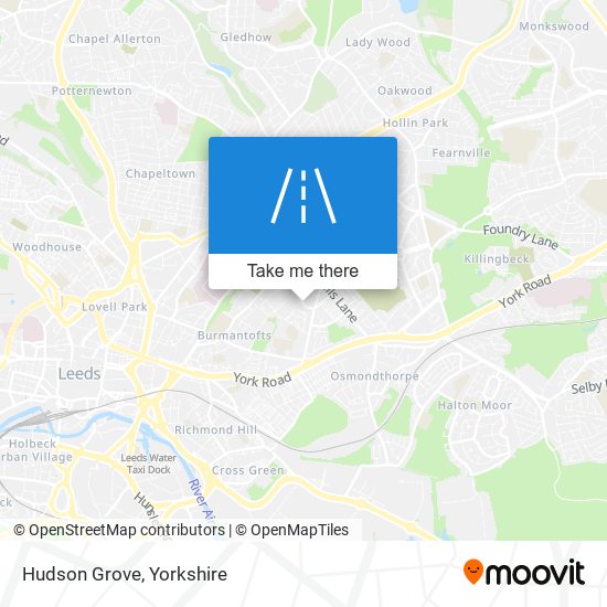 Hudson Grove map