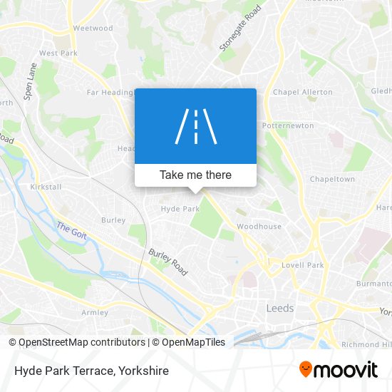 Hyde Park Terrace map