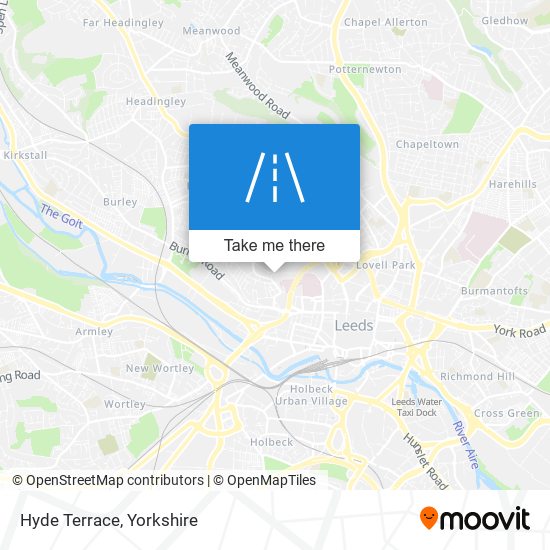 Hyde Terrace map