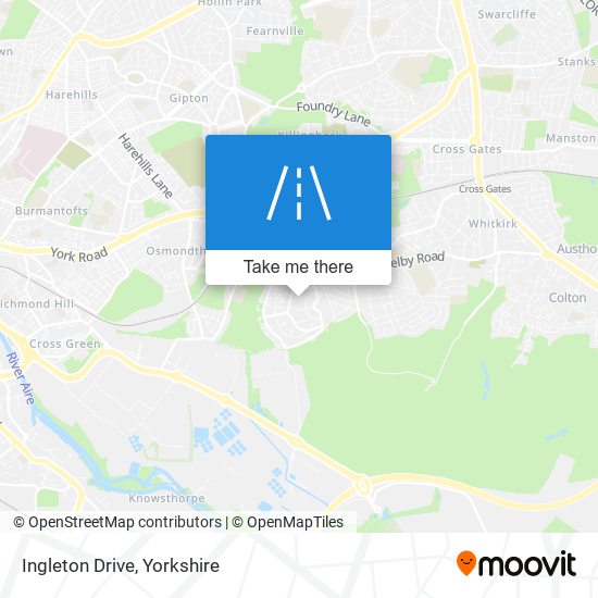Ingleton Drive map