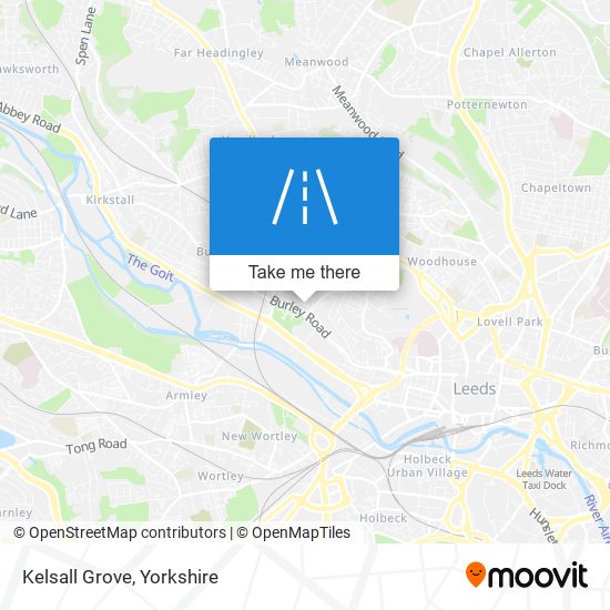 Kelsall Grove map
