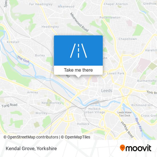 Kendal Grove map