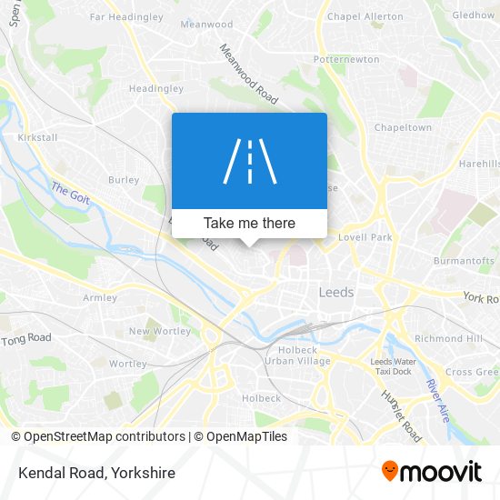 Kendal Road map