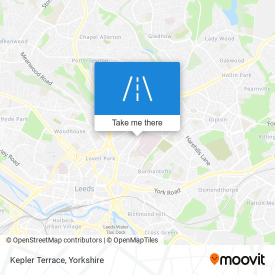 Kepler Terrace map