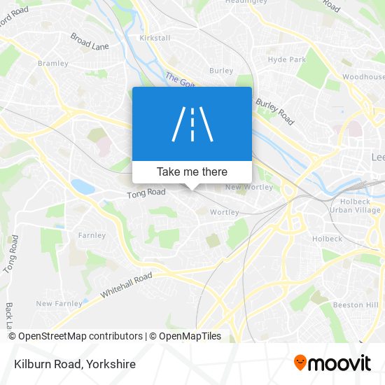 Kilburn Road map