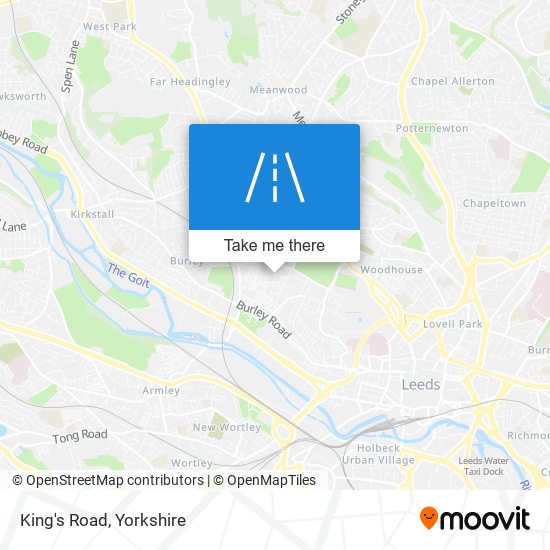 King's Road map
