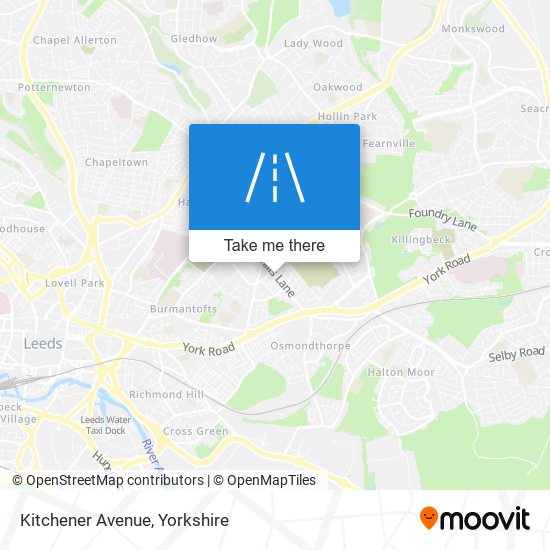 Kitchener Avenue map