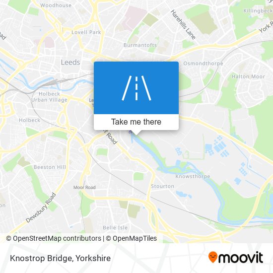 Knostrop Bridge map