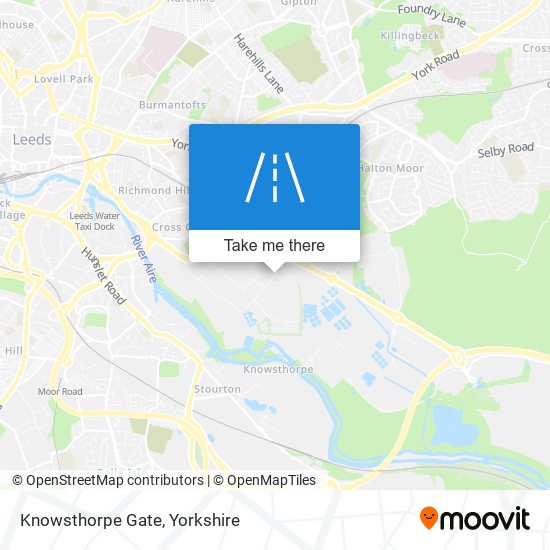 Knowsthorpe Gate map