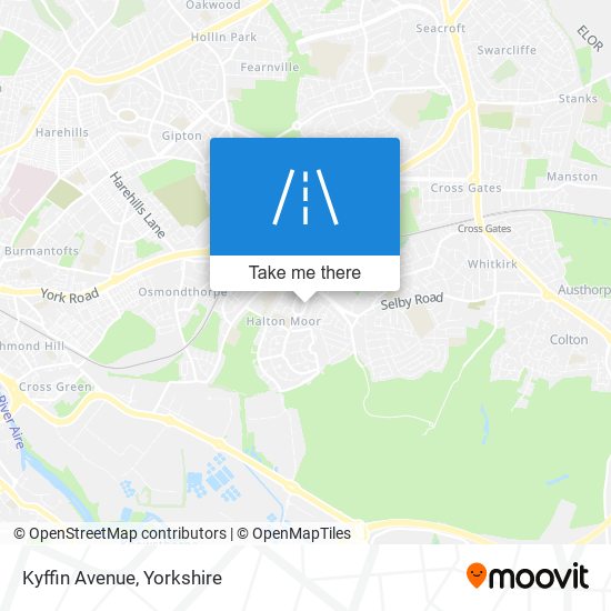 Kyffin Avenue map