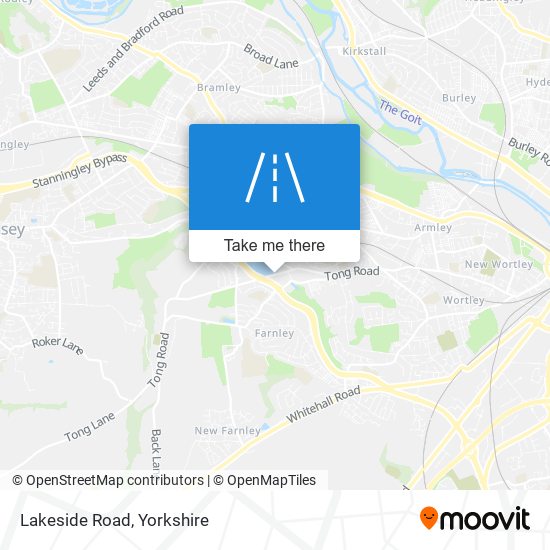 Lakeside Road map
