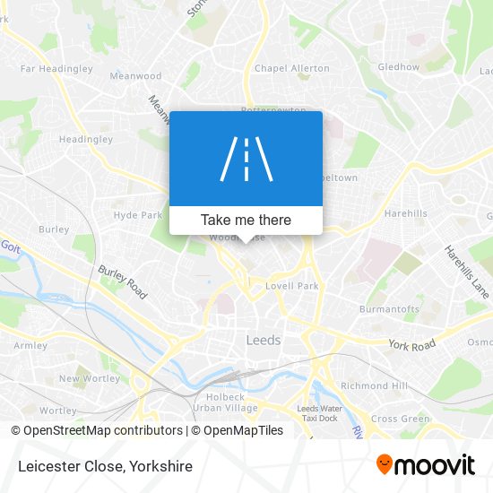 Leicester Close map