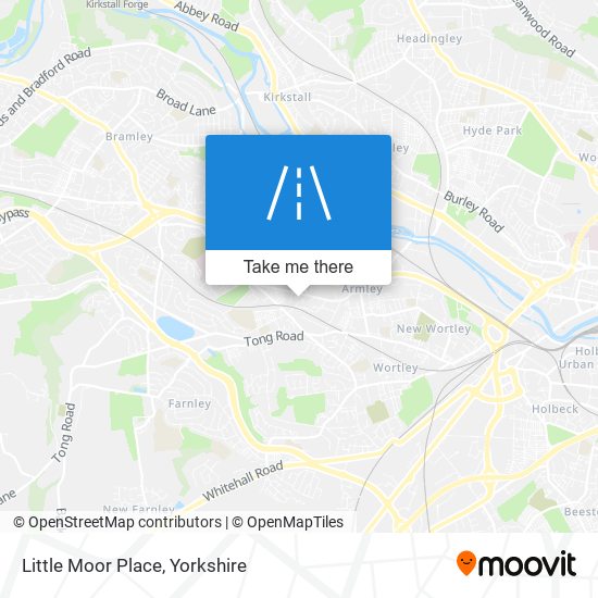 Little Moor Place map