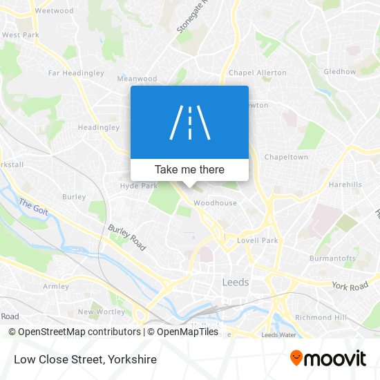 Low Close Street map